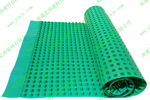 防排水保护板_YW-P20防排水板（绿色）_南通亿炜建材有限公司